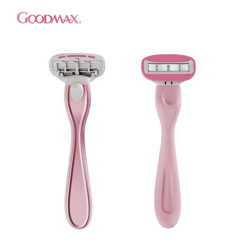 GOODMAX Yedek Kafa Jilet Kadın Bayan Vücut Koltukaltı Taşınabilir Tıraş Sistemi Jilet